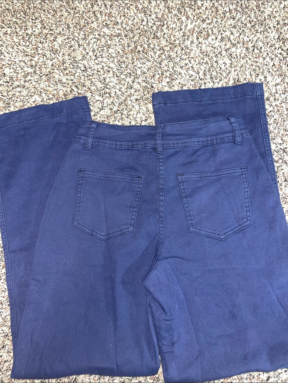 Sailor High Rise Utility Wide Leg Navy Blue Trousers Size M | NWOT - Picture 4 of 5